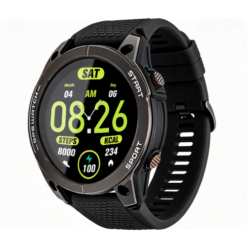 Smartwatch Watchmark - GPS Watch czarny na Arena.pl