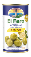 FAROLIVA Oliwki zielone nadziewane - cytryna 350 g
