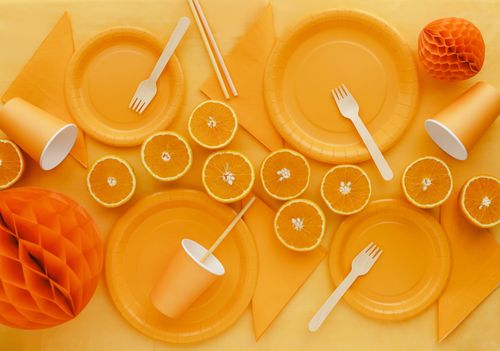 Serwetki papierowe Basic pomarańczowe, 20 szt. na Arena.pl