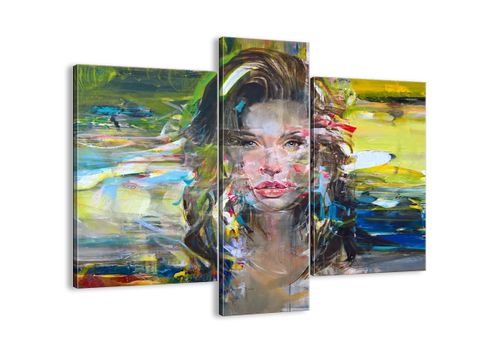 Obraz Na Płótnie - Portret Kobieta - 95X80 Cm - Cb95X80-3473 na Arena.pl