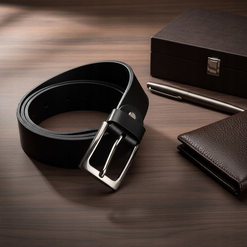 PASEK Męski Skórzany do SPODNI DŁUGI 135cm Czarny Skóra Naturalna na Arena.pl