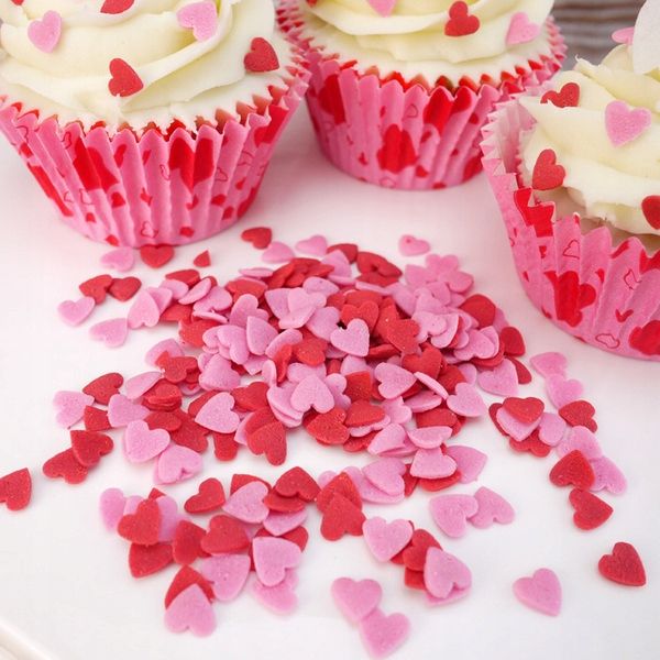 POSYPKA CUKROWA - SERCA SERDUSZKA czerwone - 50g zdjęcie 4