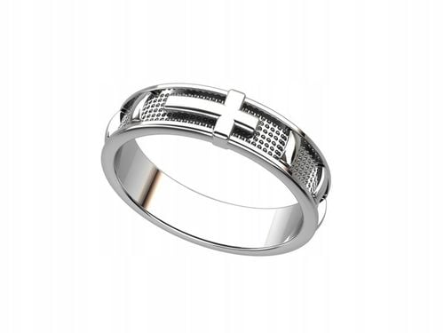 Różaniec na palec, obrączka srebro pr. 925 r. 18 na Arena.pl