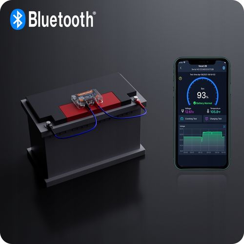 Inteligentny Tester Diagnostyka Akumulatora 6V 12V Bluetooth Aplikacja na Arena.pl