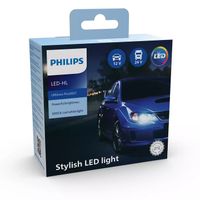 PHILIPS ŻARÓWKI LED H4 ULTINON PRO3021 6000K 12/24