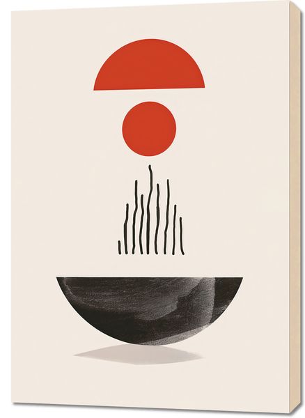 Obraz 70x100cm Półokrągła Forma zdjęcie 1