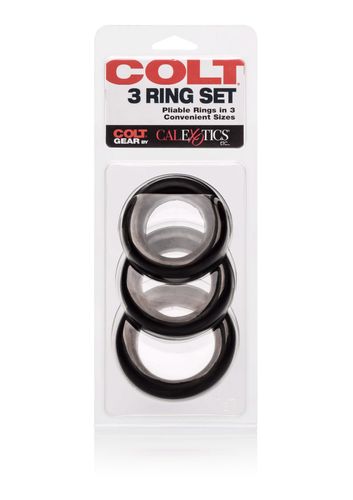 pierścień-colt 3 ring set black na Arena.pl