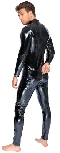 black level kombinezon męski xl czarny lakierowany z 3-kierunkowym zamkiem na Arena.pl