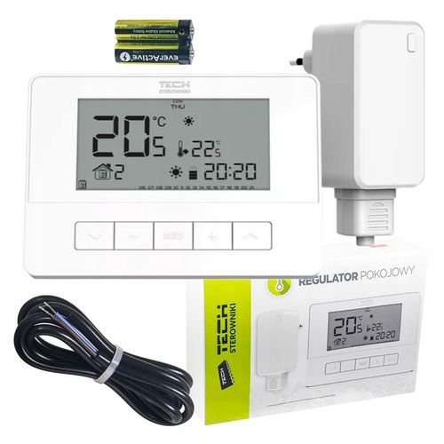 STEROWNIK REGULATOR TERMOSTAT POKOJOWY T-4.2 BEZPRZEWODOWY TYGODNIOWY TECH na Arena.pl