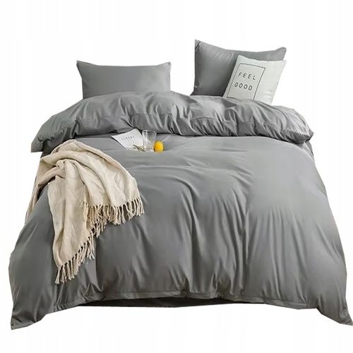 KOMPLET POŚCIELI 200x220 cm MIKROWŁÓKNO POŚCIEL JEDNOKOLOROWA + 2x na Arena.pl