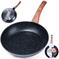 Patelnia Indukcja Granitowa Nieprzywierająca Solidna Trwała VILDE 24 cm