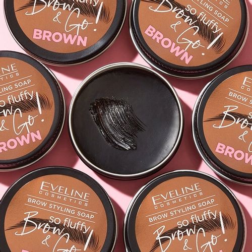 Mydełko Do Stylizacji Brwi Brązowe Eveline Brow & Go So Fluffy na Arena.pl