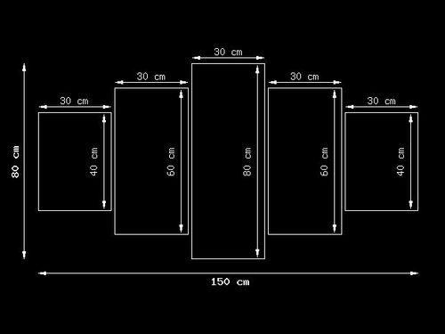 80CM 150CM OBRAZ 5 ELEM GÓRSKA ŁĄKA ŚCIENNY na Arena.pl