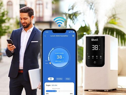 Nawilżacz powietrza Levoit OasisMist 450S dyfuzor ciepła zimna mgiełka 40m2 na Arena.pl