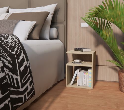 Szafka nocna szóstka,stolik bez szuflad,dąb sonoma na Arena.pl