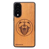 Drewniane Etui Bewood do Samsung Galaxy S25 Edge NIEDŹWIEDŹ MERBAU