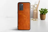 Etui AIORIA Vintage LEATHER do Oppo Reno6 5G pomarańczowy