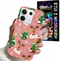 ETUI CASE DO XIAOMI NOTE 13 5G - ŚWIĄTECZNE WZORY NA ŚWIĘTA RENIFER CHOINKA