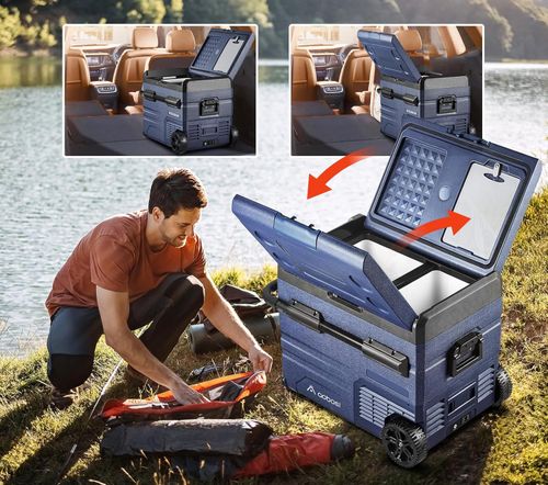 Lodówka kompresorowa AAOBOSI 45L Dual Zone z WiFi i sterowaniem POWYSTAWOWE na Arena.pl