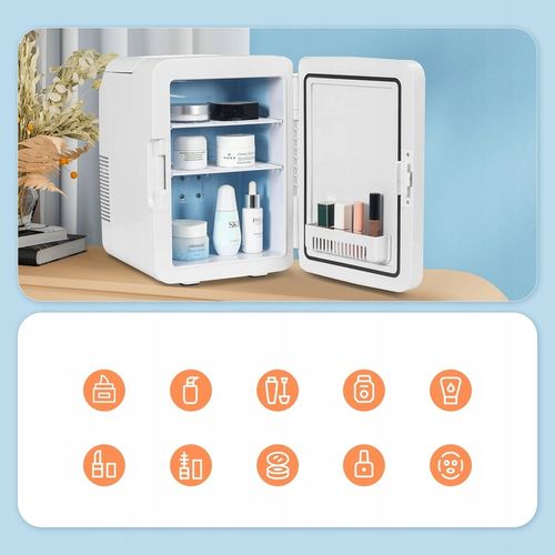 MINI PRZENOŚNA LODÓWKA 10 LITRÓW 12V 230V LUSTRZANA na Arena.pl