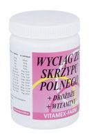 Wyciąg ze skrzypu polnego + drożdże + witaminy 100 tabletek