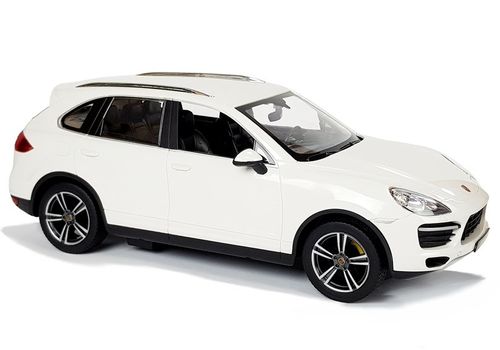 Auto R/C Porsche Cayenne Rastar 1:14 Białe na Arena.pl