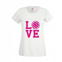Koszulka damska TOP kibica siatkówki T-SHIRT LOVE