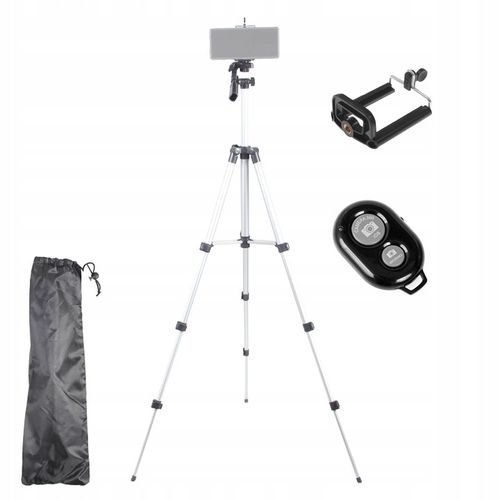 STATYW 4W1 PILOT TRIPOD UCHWYT NA TELEFON 103CM ETUI na Arena.pl