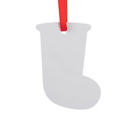 Zawieszka metalowa do sublimacji - skarpeta