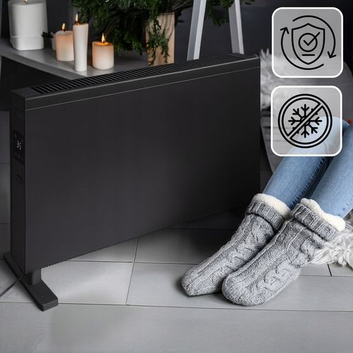 Grzejnik elektryczny konwektorowy EBERG DEXO 2000W WiFi termostat LED pilot na Arena.pl