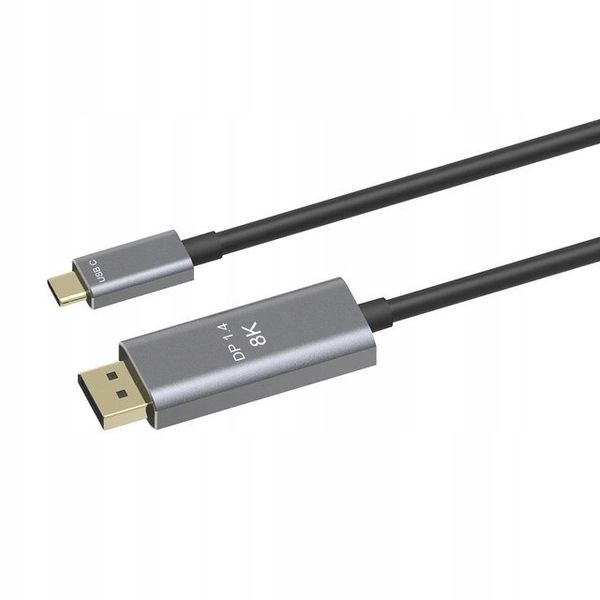 KABEL USB-C DISPLAYPORT Mac MacBook 8K 4K 240Hz 2m zdjęcie 6