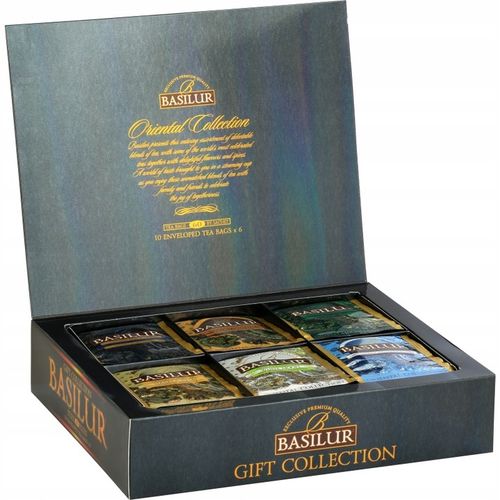 Basilur ORIENTAL GIFT zestaw herbat 6 SMAKÓW 60 torebek W HERBACIARCE na Arena.pl