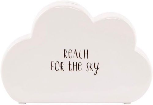 Skarbonka Dekoracyjna Biała Chmurka Otwierana na Arena.pl