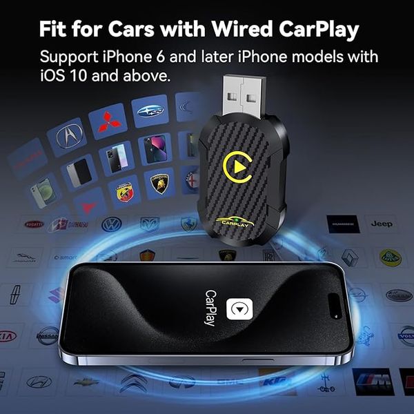 Bezprzewodowy adapter CarPlay Plug and Play zdjęcie 4