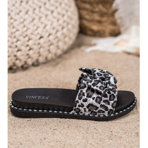 Klapki Leopard Print VINCEZA r.38 na Arena.pl