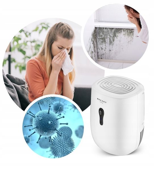 CICHY OSUSZACZ POCHŁANIACZ WILGOCI AUTOMATYCZNY 30W 800ml + WTYCZKA 12V zdjęcie 4