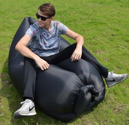 LAZY BAG AIR SOFA MATERAC LEŻAK NA POWIETRZE ŁÓŻKO na Arena.pl