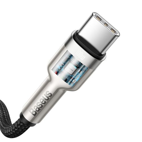 kabel usb-c do usb-c baseus cafule, 100w, 2m (czarny) na Arena.pl