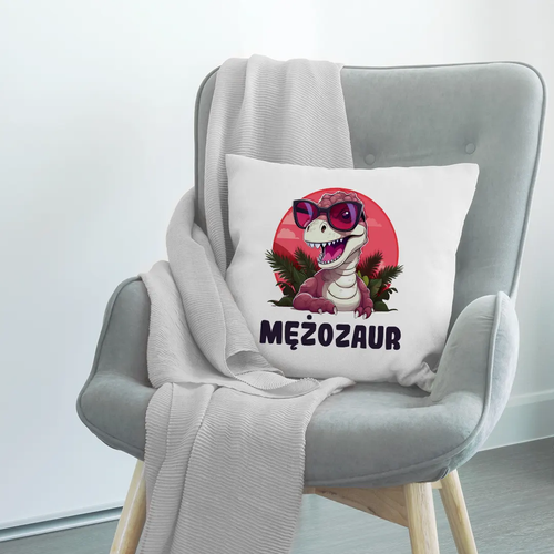 Mężozaur - poduszka na prezent na Arena.pl