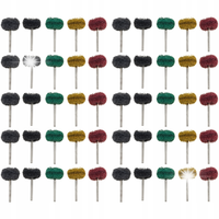 SZCZOTKI POLERSKIE SZCZOTKA DO MINI SZLIFIERKI TYPU DREMEL 20 MM 50 EL.