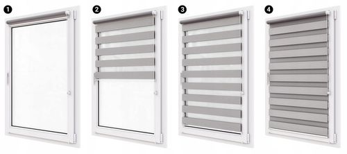 Roleta Dzień Noc na wymiar z napinaczem 72x150 cm na Arena.pl