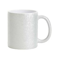 Kubek 325 ml z efektem spękanej powierzchni do sublimacji - srebrny