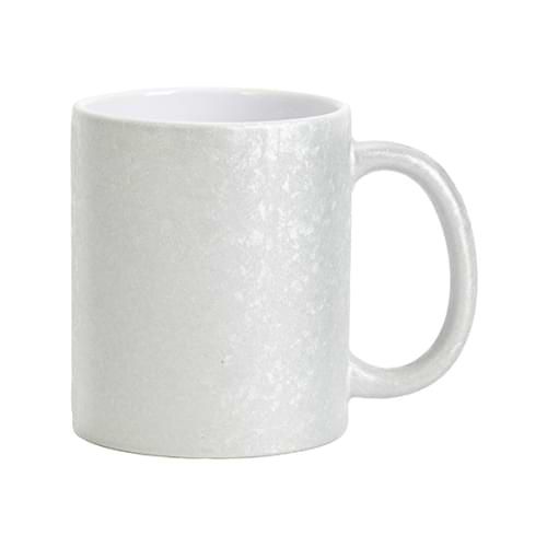 Kubek 325 ml z efektem spękanej powierzchni do sublimacji - srebrny na Arena.pl