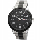 Zegarek Roxar kwarcowy bransoleta koperta 44mm