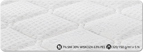 TAURUS MATERAC PIANKOWY 180x200 H3+ / H4+ | 25 CM 7 STREF KOMFORTU na Arena.pl