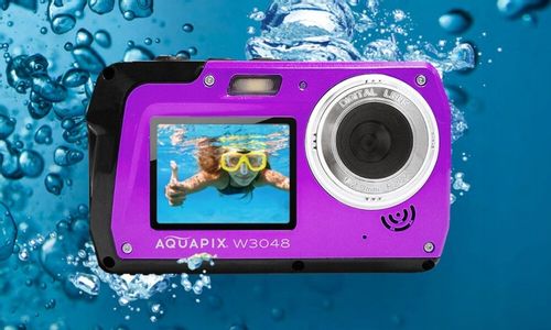 Aparat EASYPIX Aquapix W3048 Edge Fioletowy na Arena.pl