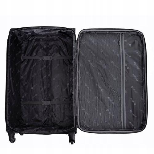 Walizka DUŻA na kółkach podróżna MATERIAŁOWA miękka pojemna GRATIS KOLORY na Arena.pl