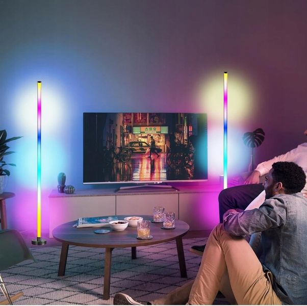 INTELIGENTNA LAMPA PODŁOGOWA LED RGB NAROŻNA STOJĄCA DO SALONU zdjęcie 12