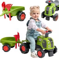 FALK Jezdzik Claas 470 Arion Zielony z Przyczep