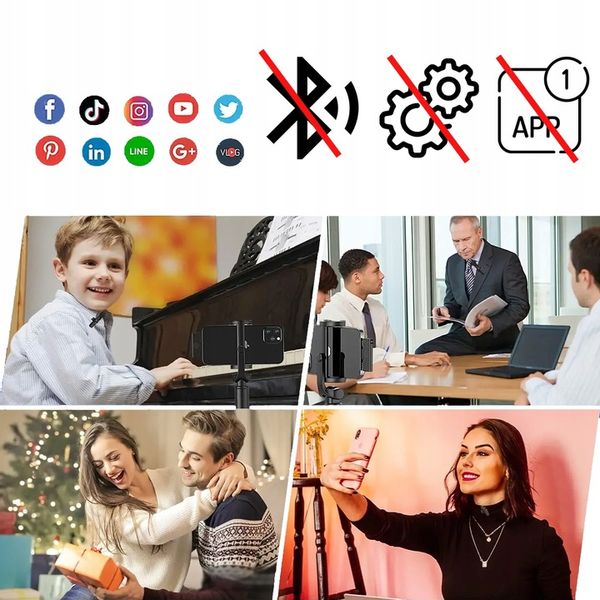 MIKROFON KRAWATOWY BEZPRZEWODOWY IPHONE BLUETOOTH USB C DO TELEFONU ANDROID zdjęcie 2